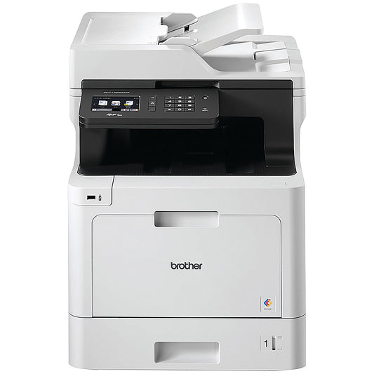Brother MFC-L8690CDW A4 Wireless Colour Laser Multifunctional Printer, White