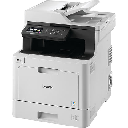 Brother MFC-L8690CDW A4 Wireless Colour Laser Multifunctional Printer, White