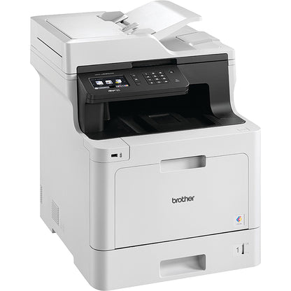 Brother MFC-L8690CDW A4 Wireless Colour Laser Multifunctional Printer, White