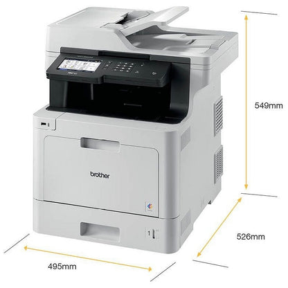 Brother MFC-L8900CDW A4 Wireless Colour Laser Multifunctional Printer, White