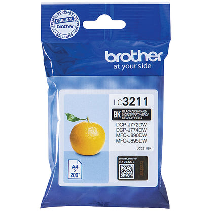 Brother LC3211BK Black Inkjet Cartridge