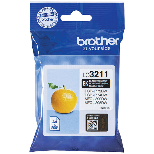 Brother LC3211BK Black Inkjet Cartridge
