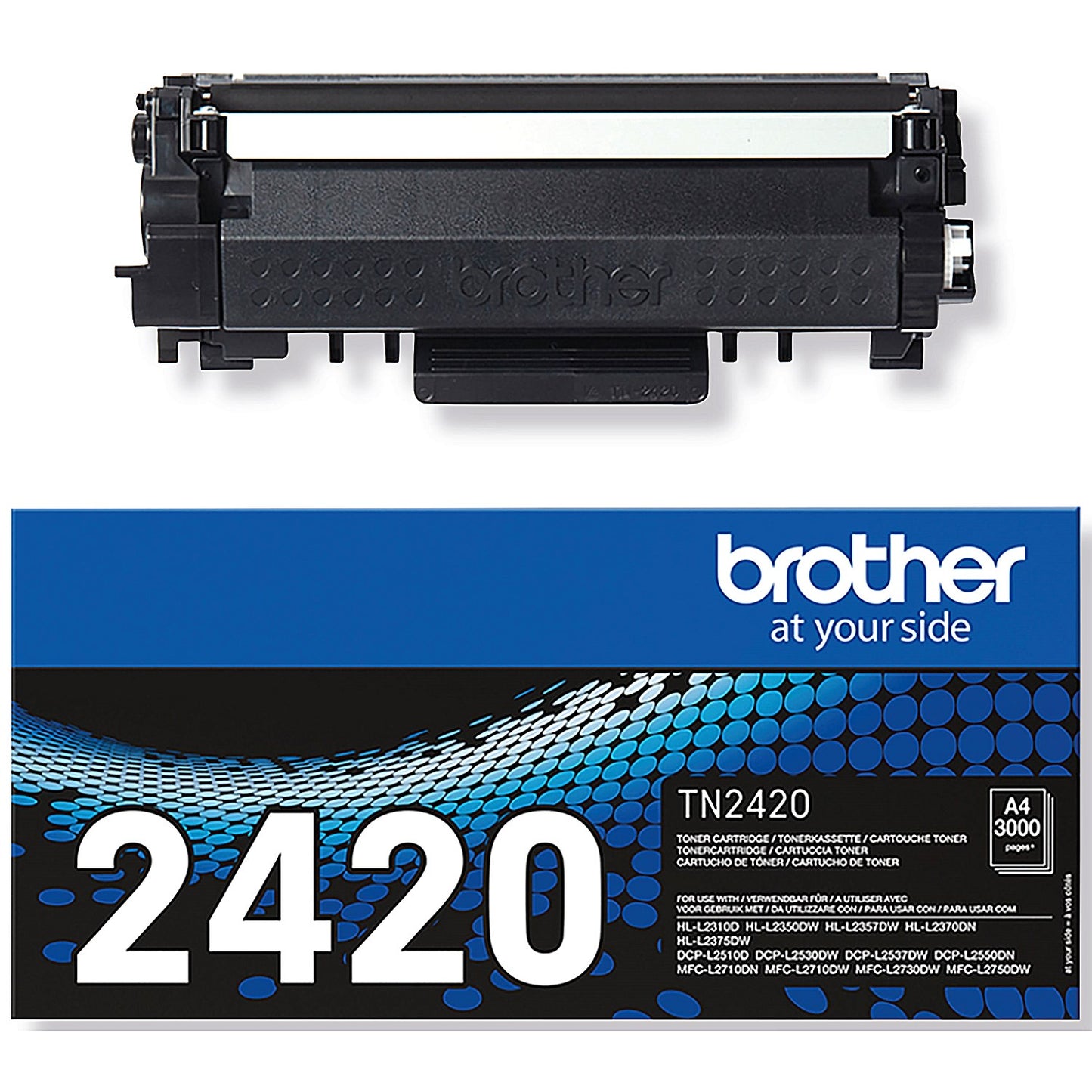 Brother TN2420 Black High Yield Laser Toner Cartridge