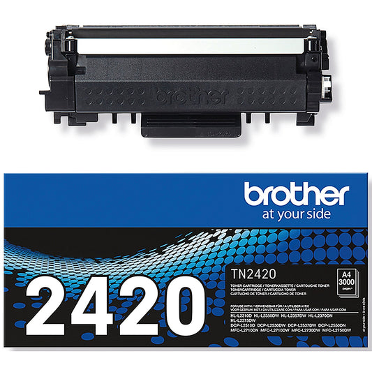 Brother TN2420 Black High Yield Laser Toner Cartridge
