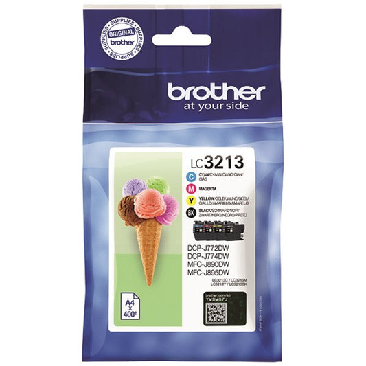 Brother LC3213 4 Colour Ink Cartridge Multipack LC3213VAL