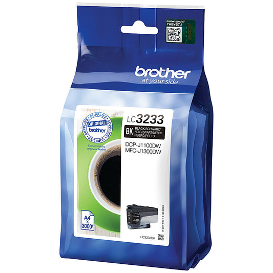 Brother LC3233BK Inkjet Cartridge High Yield Black LC3233BK