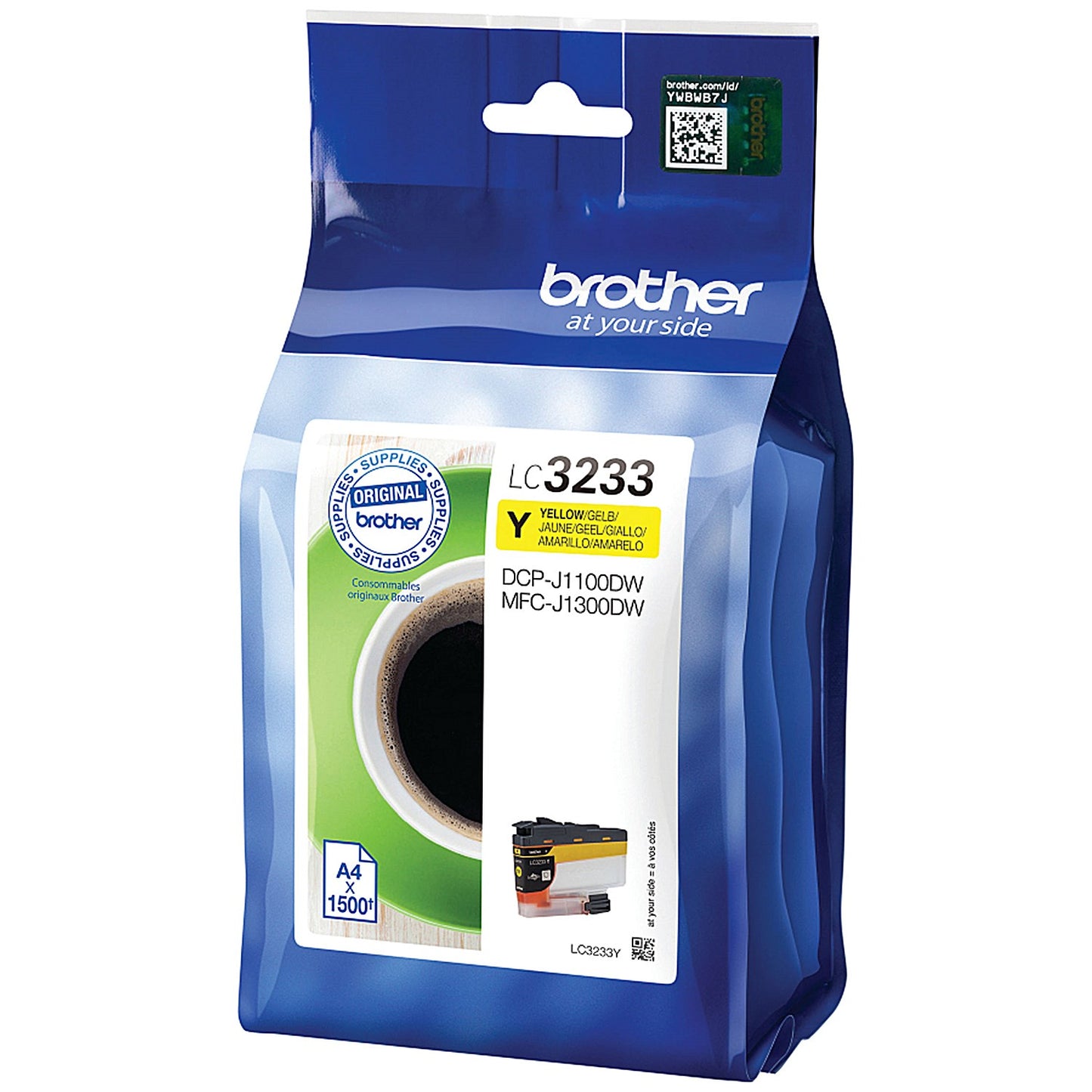 Brother LC3233Y Inkjet Cartridge High Yield Yellow LC3233Y