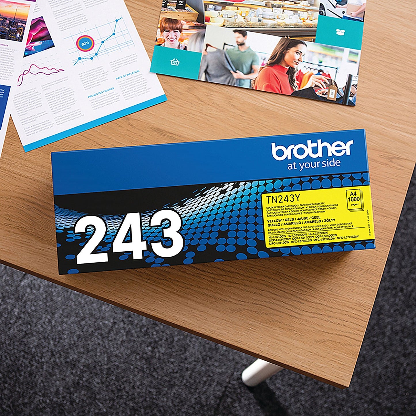 Brother TN243Y Yellow Toner Cartridge