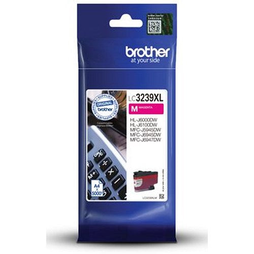 Brother LC3239XLM Inkjet Cartridge High Yield Magenta LC3239XLM