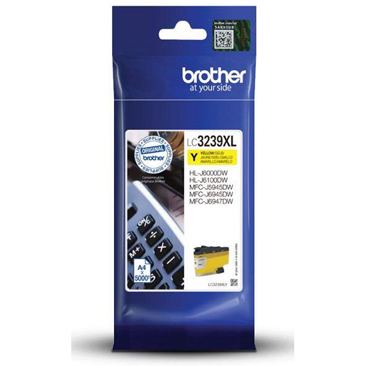 Brother LC3239XLY Inkjet Cartridge High Yield Yellow LC3239XLY