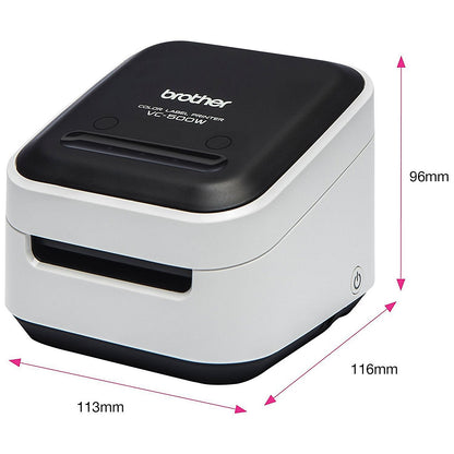 Brother VC-500WCR Design/Craft Wireless Thermal Label Printer, Desktop