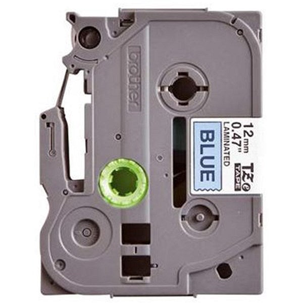 Brother P-Touch TZe-531 Label Tape, Black on Blue, 12mmx8m