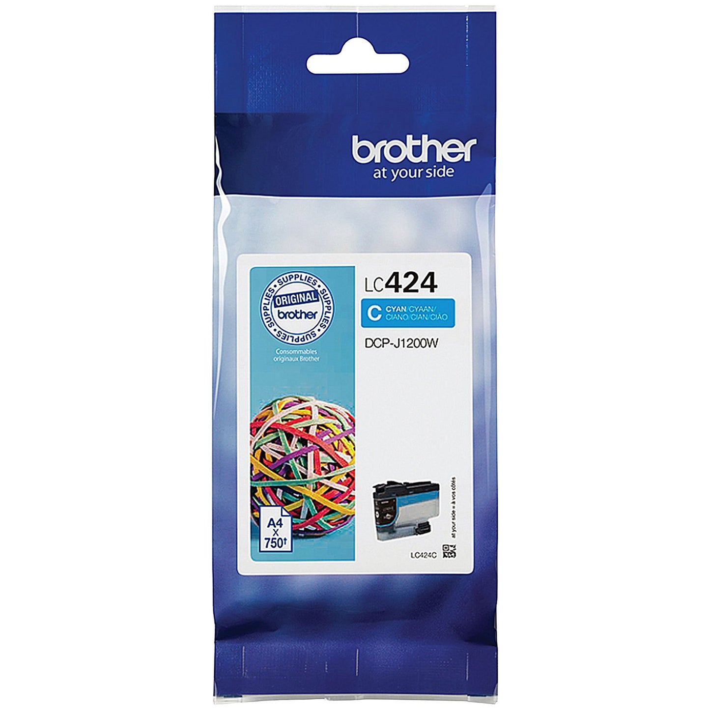Brother LC424C Inkjet Cartridge Cyan LC424C