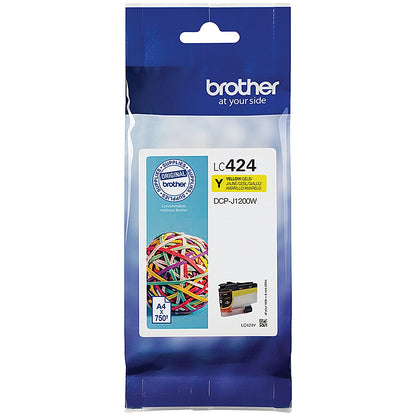 Brother LC424Y Inkjet Cartridge Yellow LC424Y