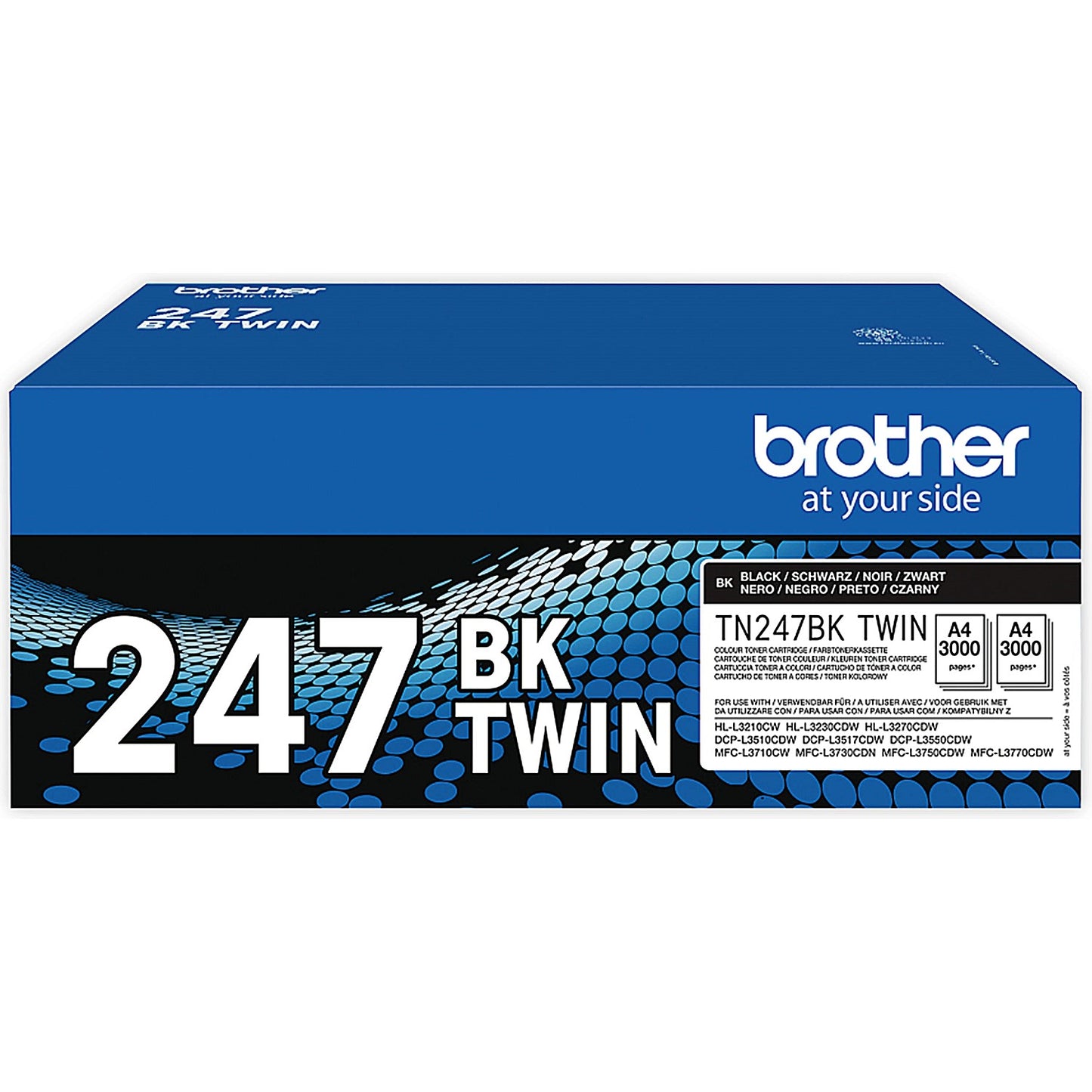 Brother TN-247BKTWIN Toner Cartridge HY Black Twinpack TN247BKTWIN