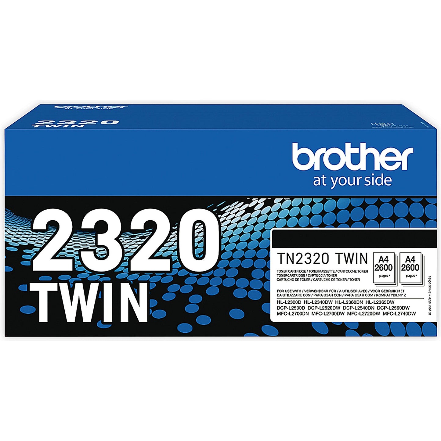 Brother TN-2320TWIN Toner Cartridge HY Black Twinpack TN2320TWIN