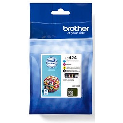 Brother LC424 Inkjet Cartridge CMYK Multipack LC424VAL