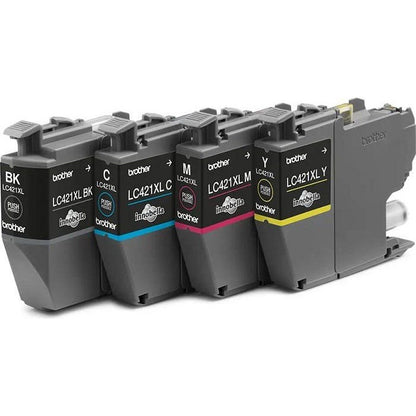 Brother LC421XL Inkjet Cartridge High Yield CMYK Multipack LC421XLVAL
