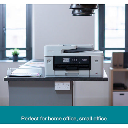 Brother MFC-J6540DW A3 Wireless All-In-One Colour Inkjet Printer, White