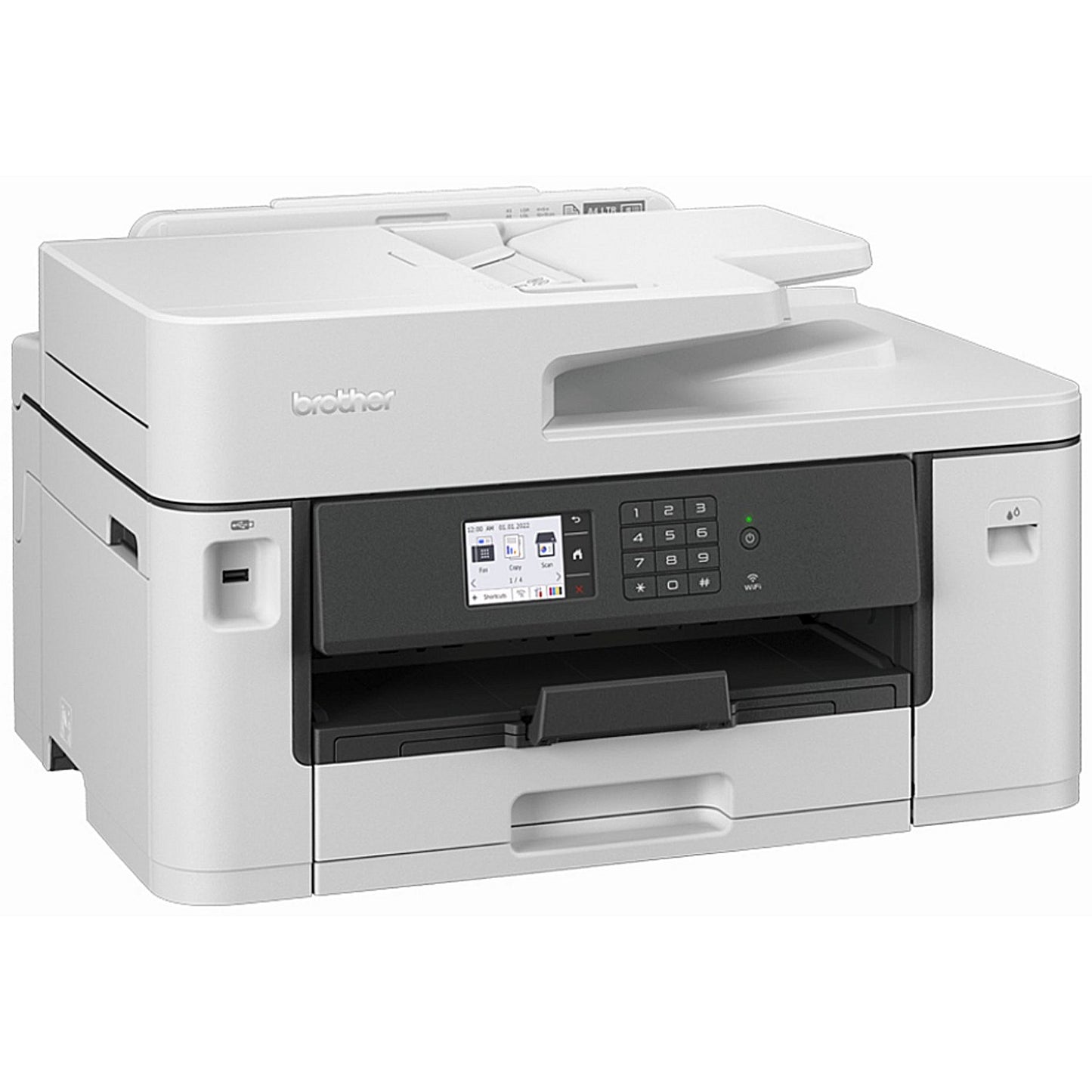Brother MFC-J5340DW A3 Wireless All-In-One Colour Inkjet Printer, White