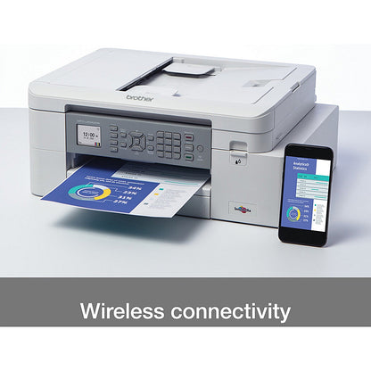 Brother MFC-J5340DW A3 Wireless All-In-One Colour Inkjet Printer, White