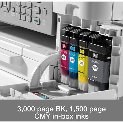 Brother MFC-J5340DW A3 Wireless All-In-One Colour Inkjet Printer, White