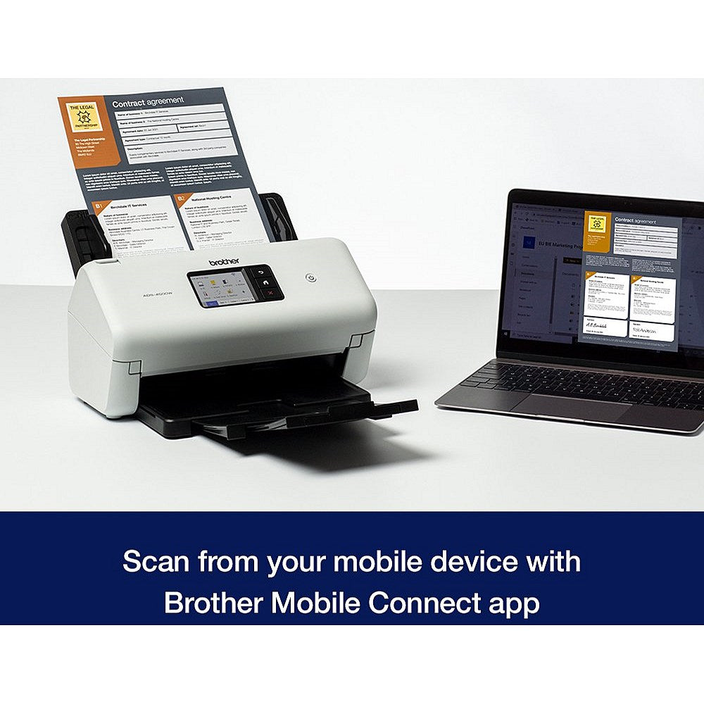Brother ADS-4500W Touch Screen Desktop Document Scanner ADS4500WZU1