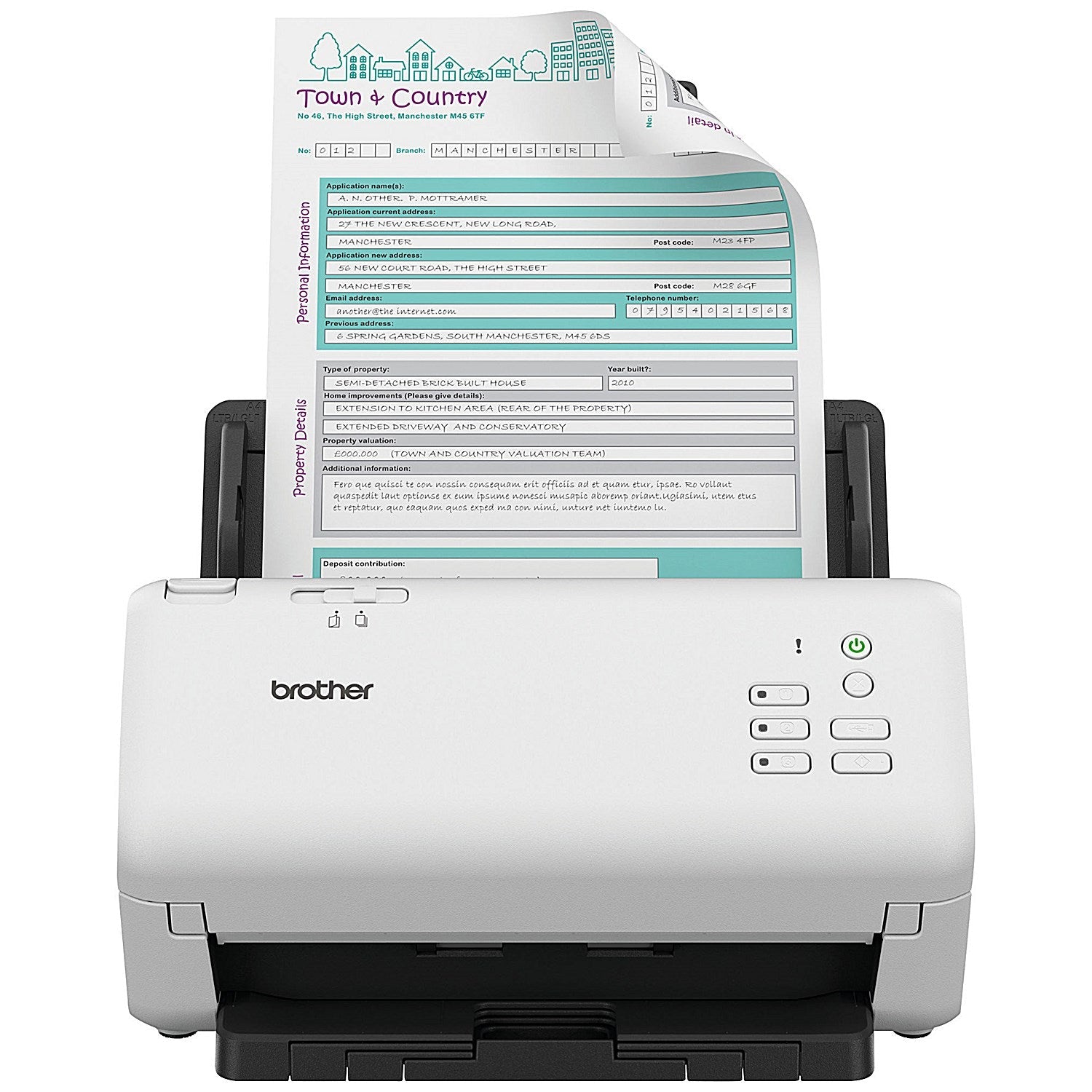 Brother ADS-4300N Wired Desktop Document Scanner ADS4300NZU1 Easy2Order : BA81462
