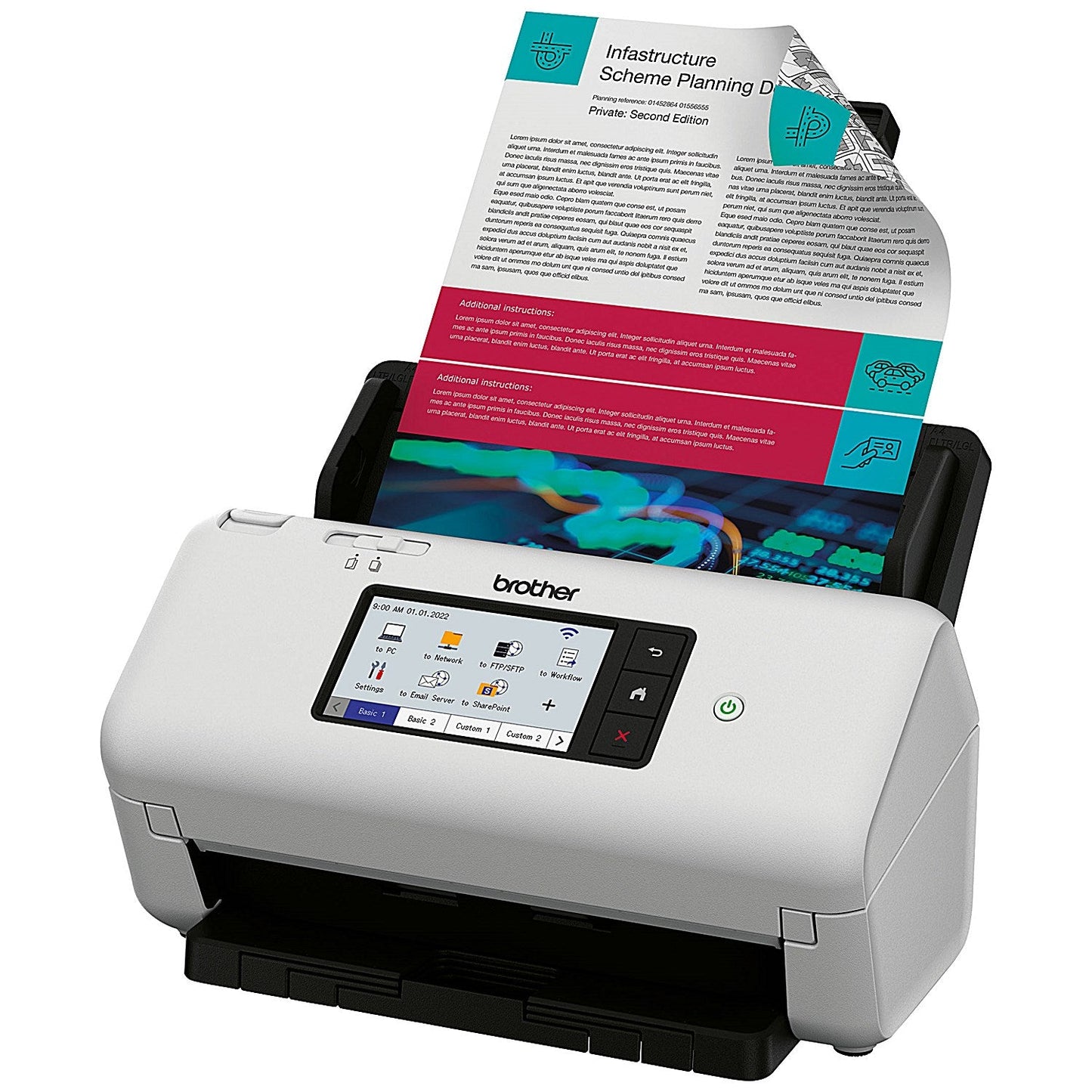 Brother ADS-4700W Professional Wireless Document Scanner ADS4700WZU1