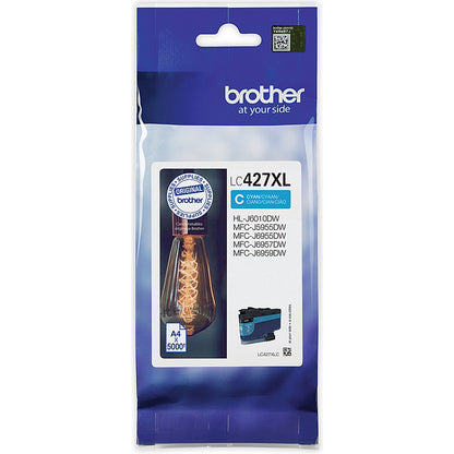 Brother LC427XLC Inkjet Cartridge High Yield Cyan LC427XLC