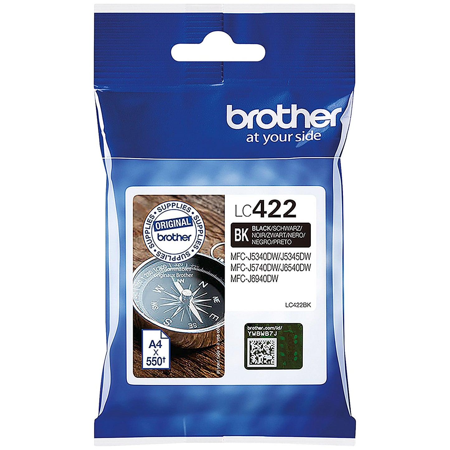 Brother LC422BK Inkjet Cartridge Black LC422BK