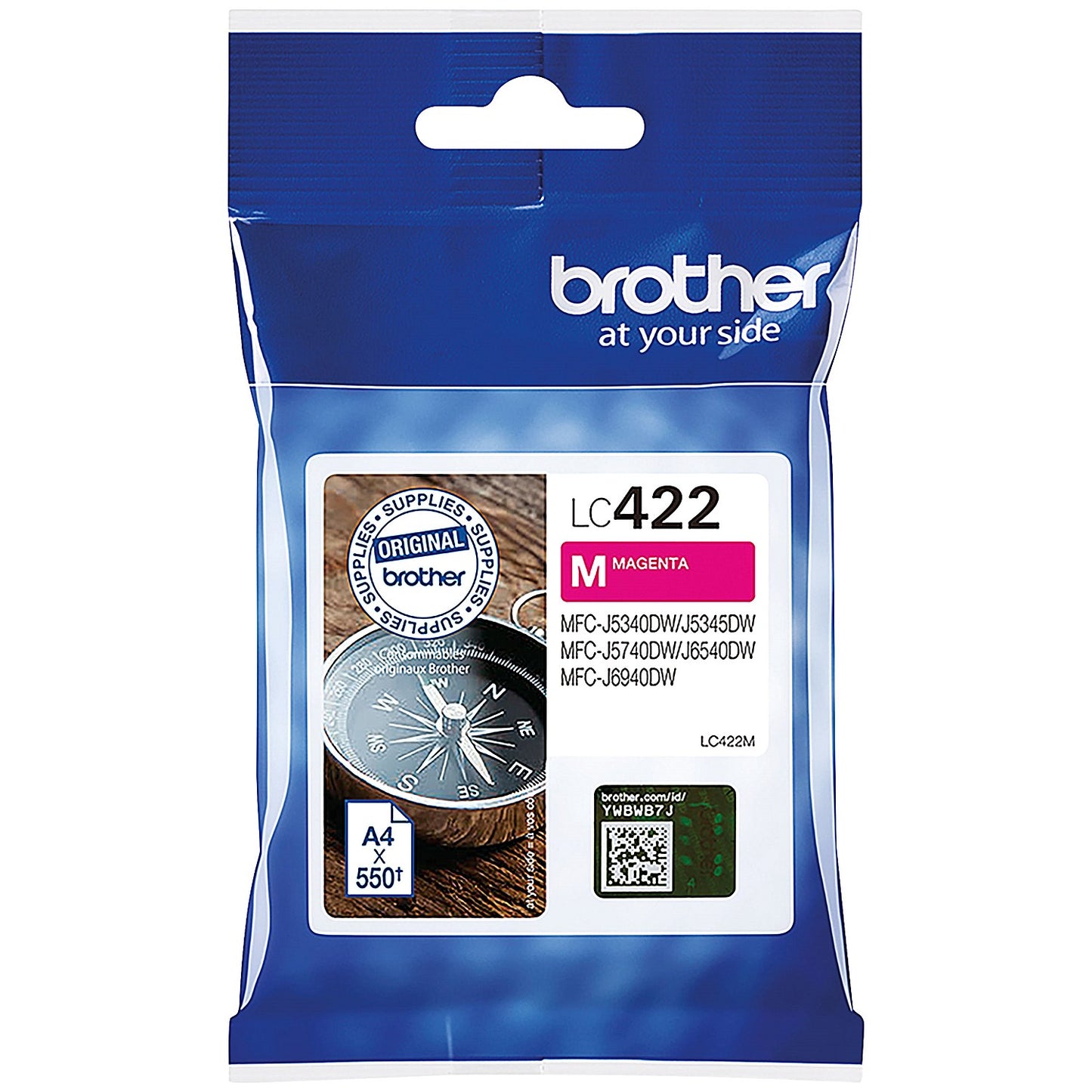 Brother LC422M Inkjet Cartridge Magenta LC422M