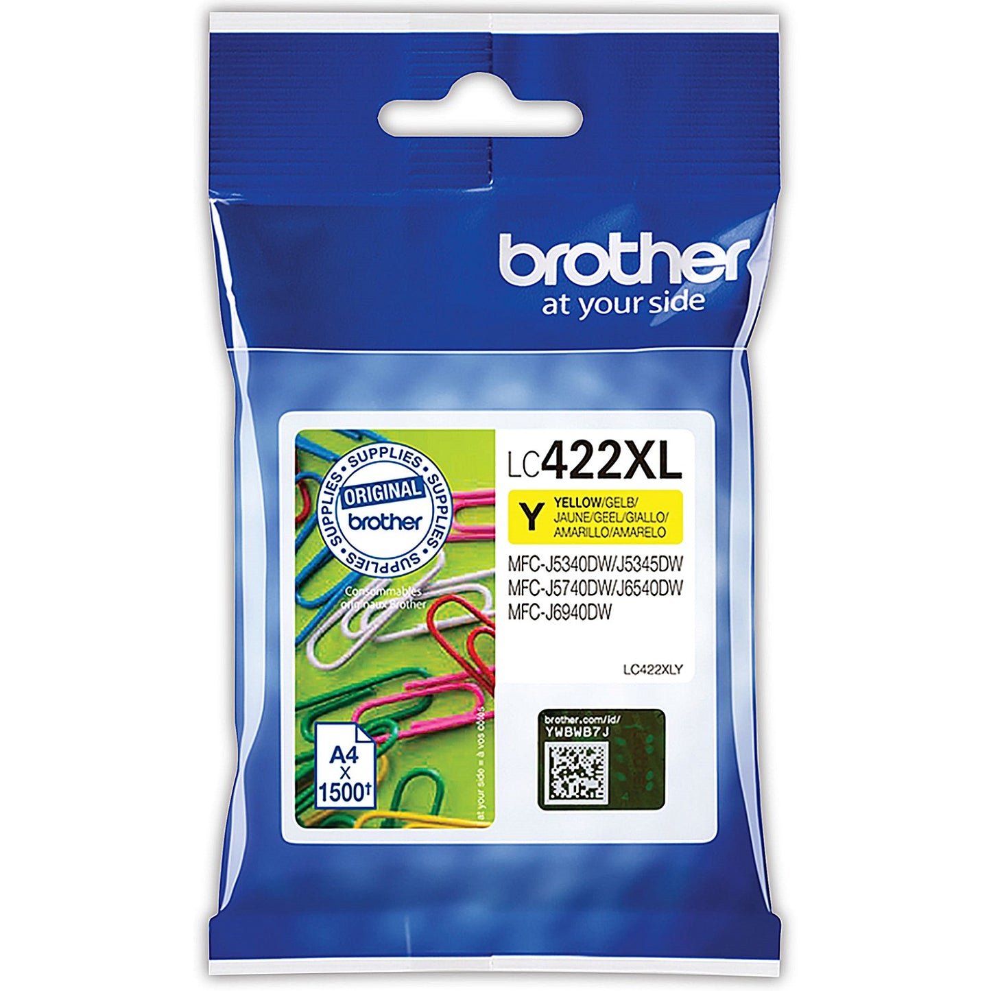 Brother LC422XLY Inkjet Cartridge High Yield Yellow LC422XLY