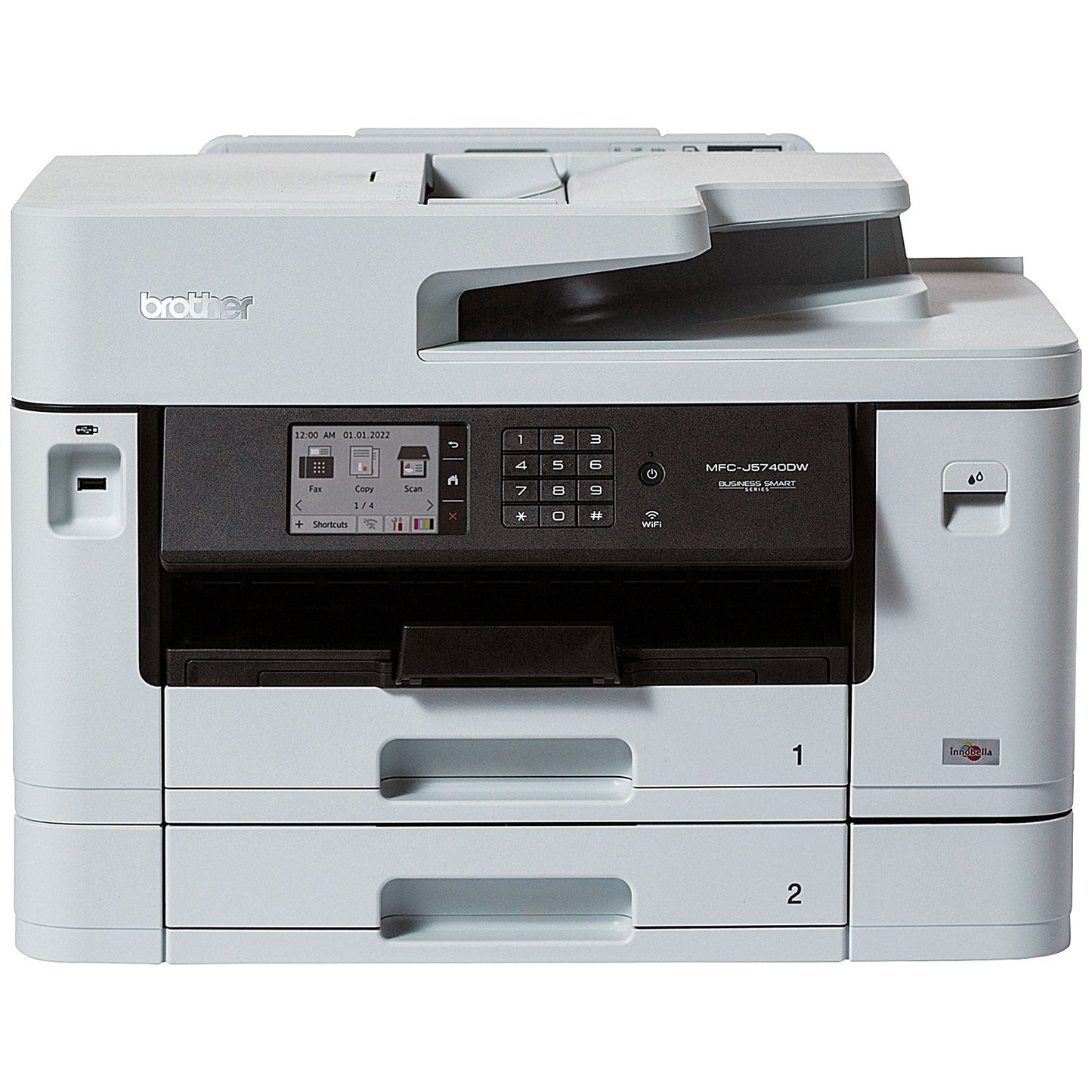 Brother MFC-J5740DW A3 Wireless All-In-One Colour Inkjet Printer, White