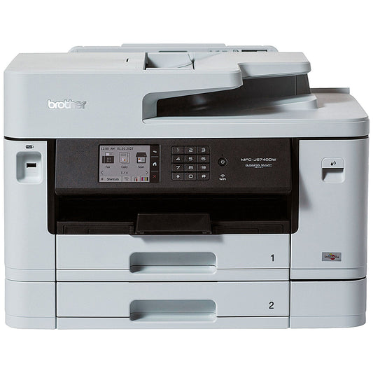 Brother MFC-J5740DW A3 Wireless All-In-One Colour Inkjet Printer, White