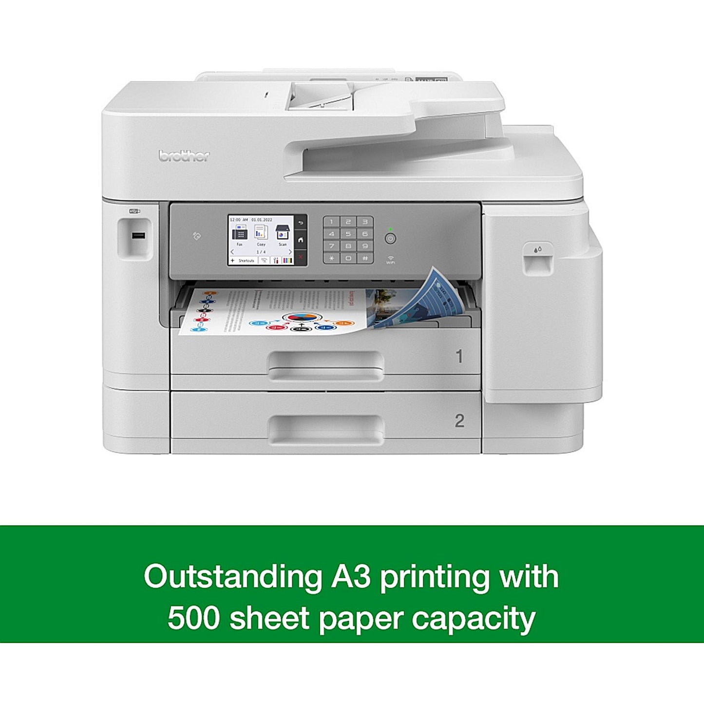 Brother MFC-J5955DW A4 Wireless All-In-One Colour Inkjet Printer, White
