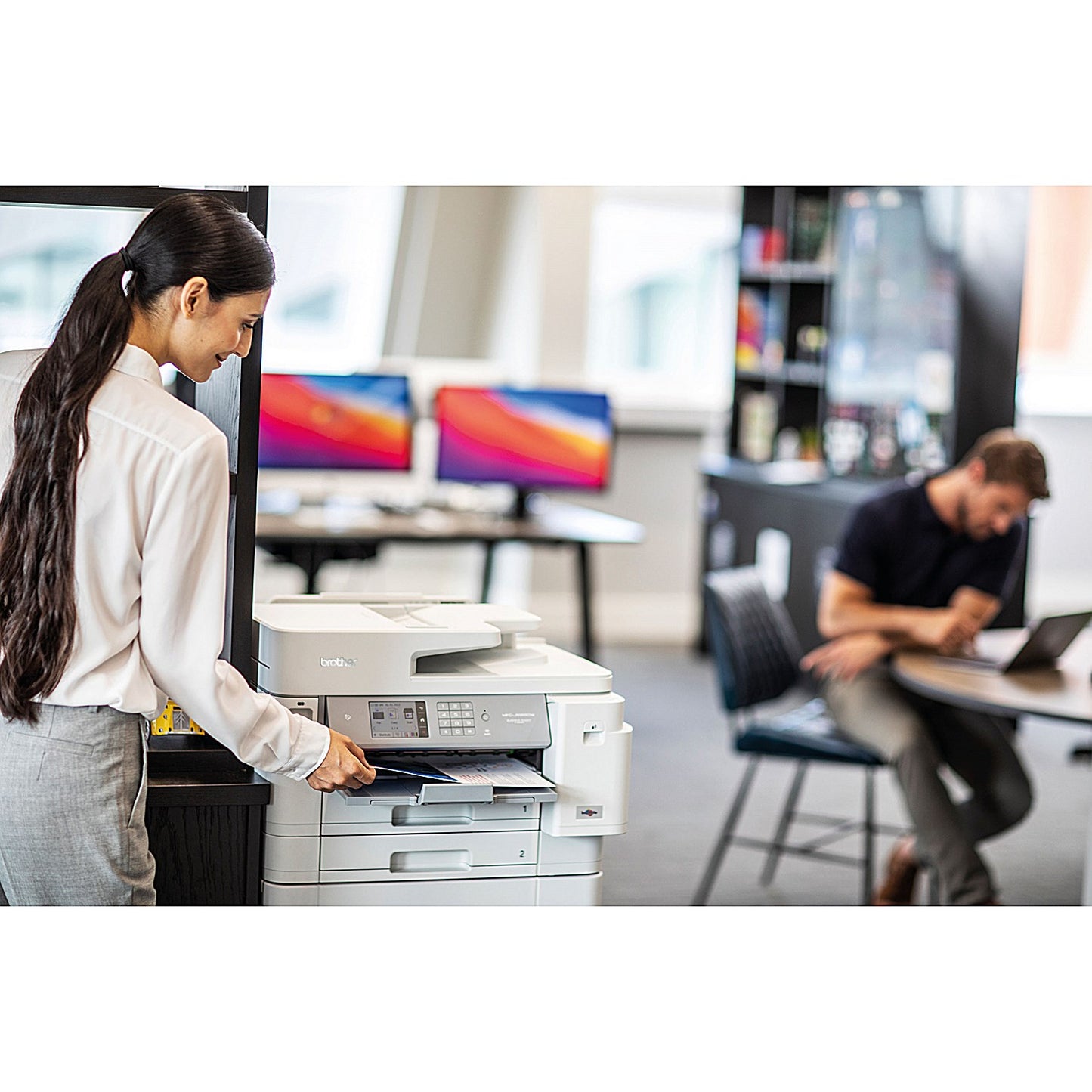 Brother MFC-J5955DW A4 Wireless All-In-One Colour Inkjet Printer, White