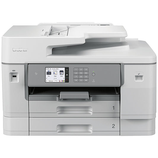 Brother MFC-J6955DW A3 Wireless All-In-One Colour Inkjet Printer, White