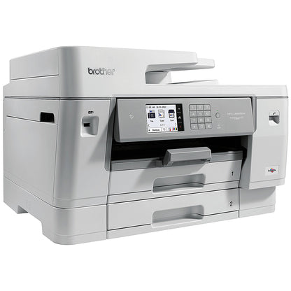 Brother MFC-J6955DW A3 Wireless All-In-One Colour Inkjet Printer, White