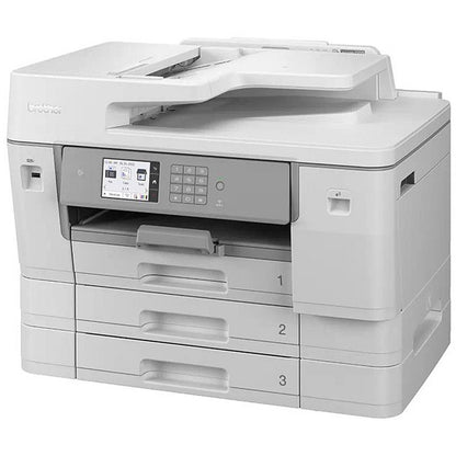 Brother MFC-J6957DW A3 Wireless All-In-One Colour Inkjet Printer, White