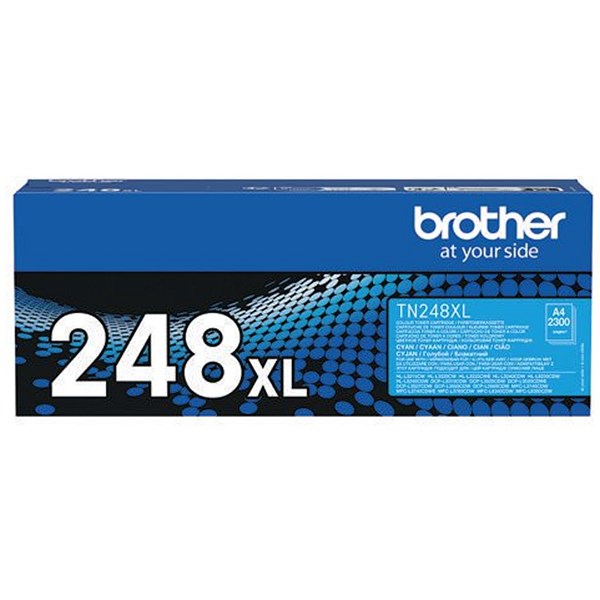 Brother TN-248XLC Toner Cartridge High Yield Cyan TN248XLC