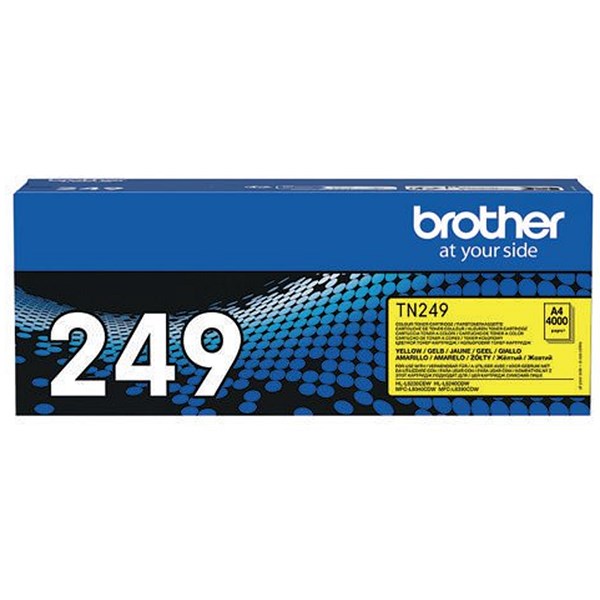 Brother TN-249Y Toner Cartridge Ultra High Yield Yellow TN249Y