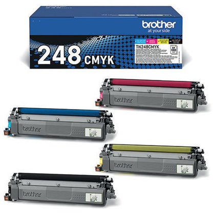 Brother TN-248 Toner Cartridges Value Pack CMYK Multipack TN248VAL