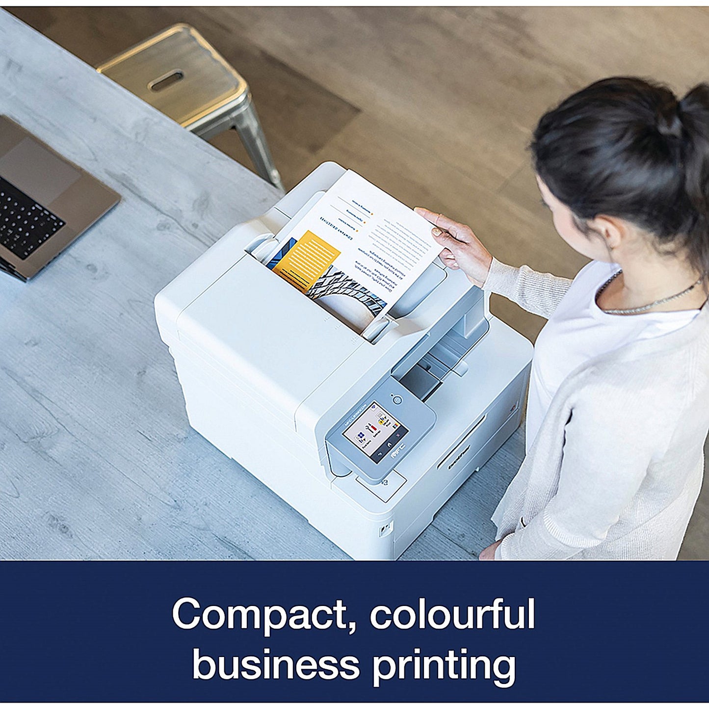Brother MFC-L8340CDW A4 Wireless All-in-One Colour Laser Printer, Grey