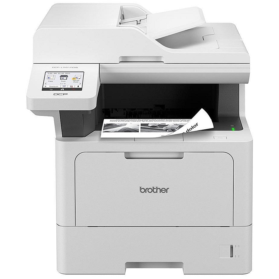 Brother MFC-L5710DN A4 Wired All-In-One Mono Laser Printer, White