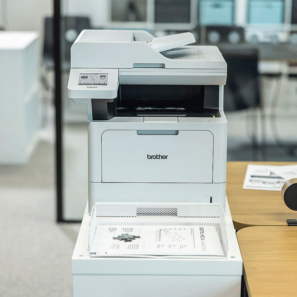 Brother MFC-L5710DN A4 Wired All-In-One Mono Laser Printer, White