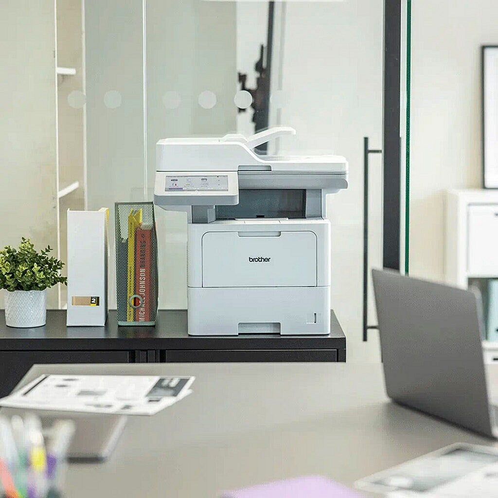 Brother MFC-L6910DN A4 Wireless All-In-One Mono Laser Printer, White
