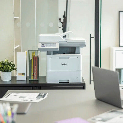 Brother MFC-L6910DN A4 Wireless All-In-One Mono Laser Printer, White