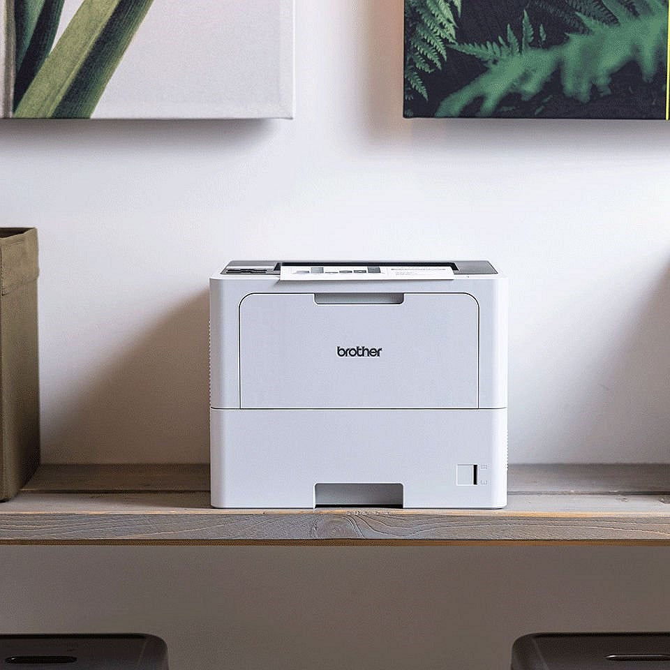 Brother HL-L6210DW A4 Wirelss Mono Laser Printer, White