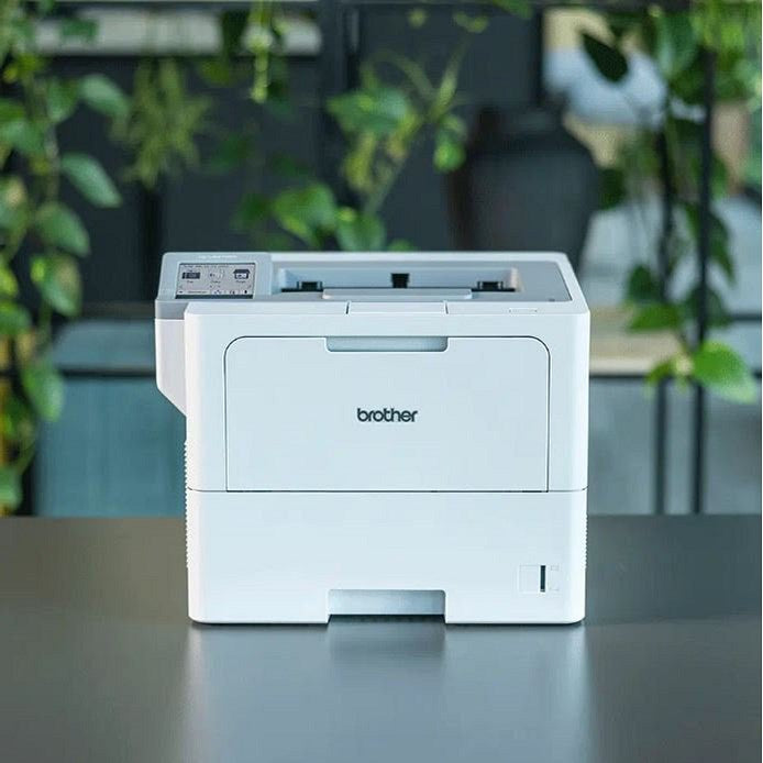 Brother HL-L6410DN A4 Wired Mono Laser Printer, White